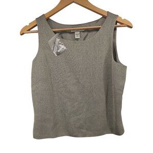 Amanda Smith Sleeveless‎ Tweed Top Size 8